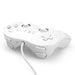 (2 Pack) Classic Pro Wired Controller For Wii White Gamepad Joypad - Battery Mate