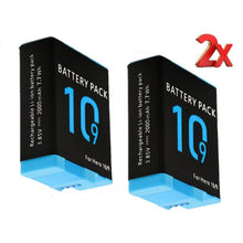 Load image into Gallery viewer, 2 Pack| GoPro Compatible HERO 10 &amp; 10 / 9 Replacement Battery - Battery Mate