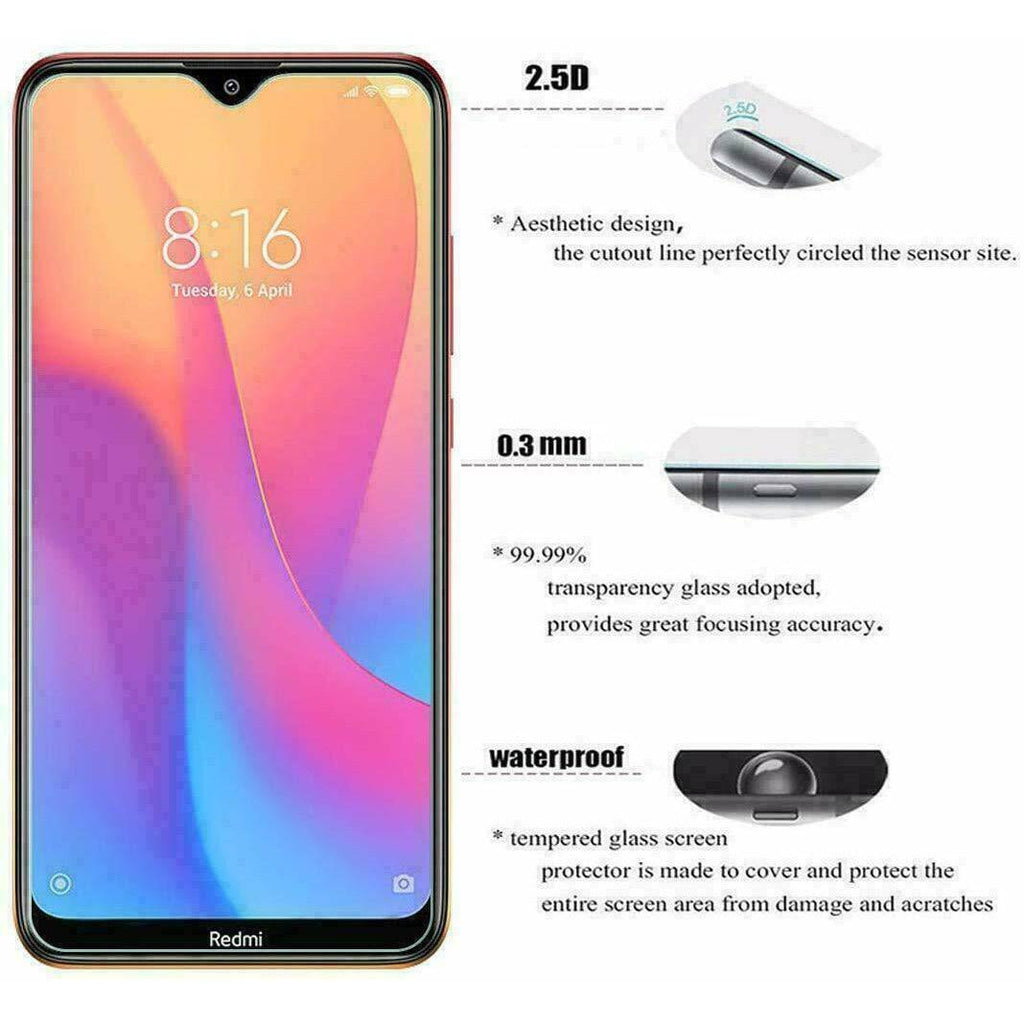 [2 Pack] Oppo A16S Tempered Glass Screen Protector Film Guard (Clear) - Battery Mate