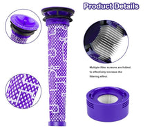 Load image into Gallery viewer, 2 Pack Replacement Filter for Dyson V7 V8 Vacuum Parts,2pcs Pre-Filters and 2pcs HEPA Post-Filters Compatible with Dyson V7 V8 Animal and Absolute Vacuum Cleaner,Replaces Part # 965661-01 and 967478-01 (2 Set) - Battery Mate