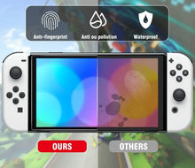 Load image into Gallery viewer, 2 Pack Screen Protector Glass for Nintendo Switch OLED, Premium 9H Tempered Glass Screen Protector for Nintendo Switch OLED - Battery Mate