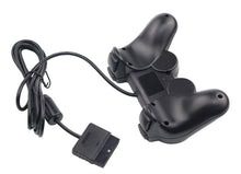 Load image into Gallery viewer, 2 Pack Wire Cable Controller Dual Shock Gamepad Console For PS2 PlayStation 2 - Battery Mate