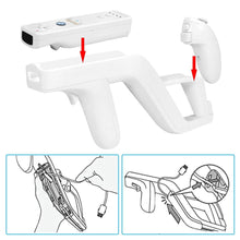 Load image into Gallery viewer, [2 Pack] Zapper Gun Compatible with Nintendo Wii Remote Wiimote Controller - Battery Mate