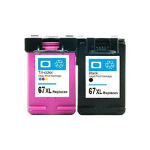 Load image into Gallery viewer, 2 x Compatible 67XL Black &amp; Colour combo for HP Envy Pro 6420 6430, Envy 6034 - Battery Mate