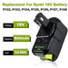 2 x Ryobi 18V Compatible Battery 6.0Ah P108 P104 ONE+ Plus BPL-1815 - Battery Mate