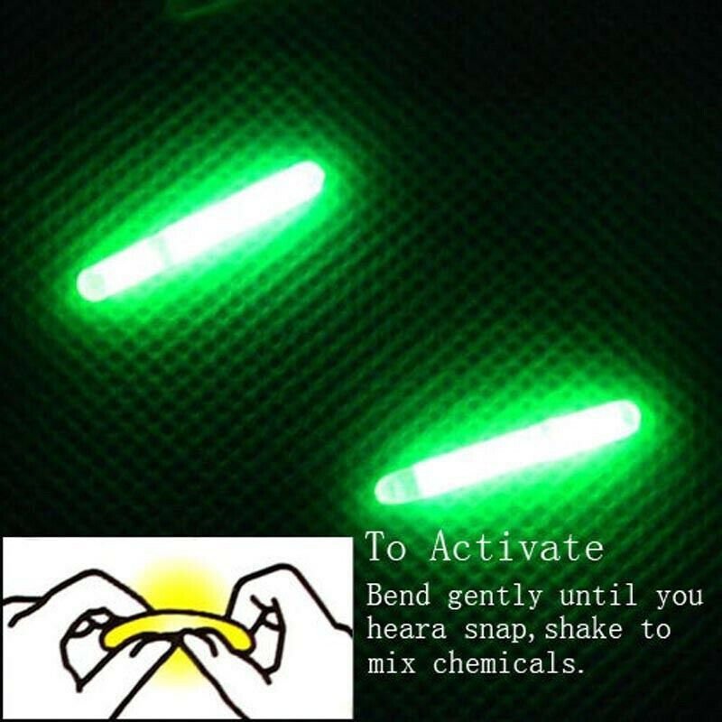 2000 Pcs Chemical Light Fishing Fluorescent Glow Stick Clip On the Rod Tip TDPRO - Battery Mate