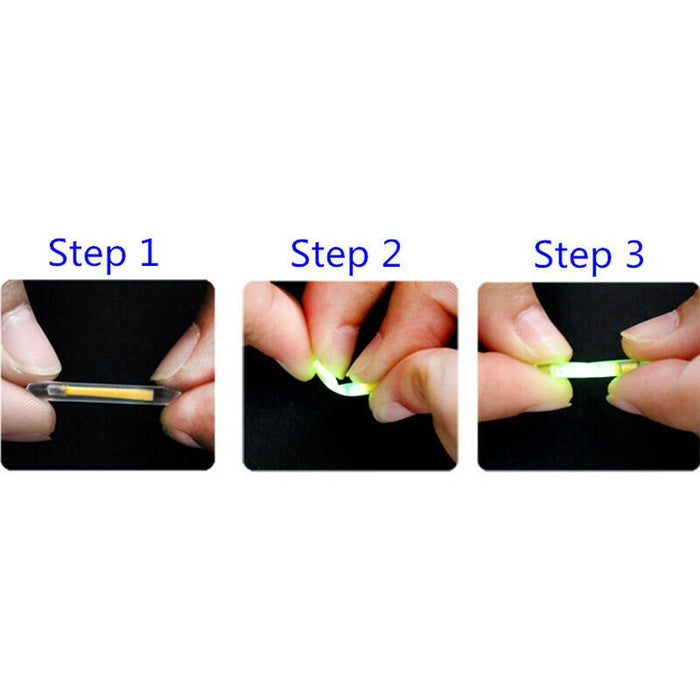 2000 Pcs Chemical Light Fishing Fluorescent Glow Stick Clip On the Rod Tip TDPRO - Battery Mate