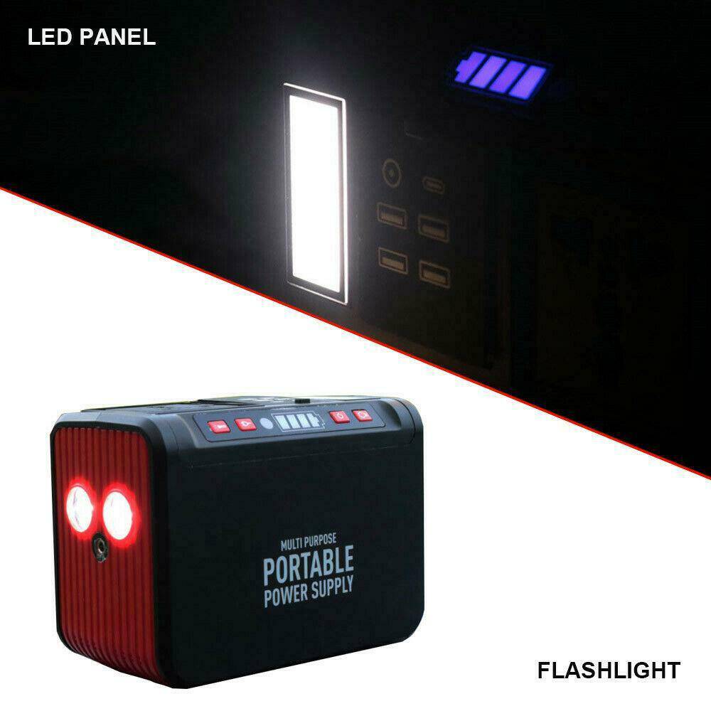 20000mAh Solar Power Generator Energy Storage Power Bank Supply For Camping CPAP - Battery Mate