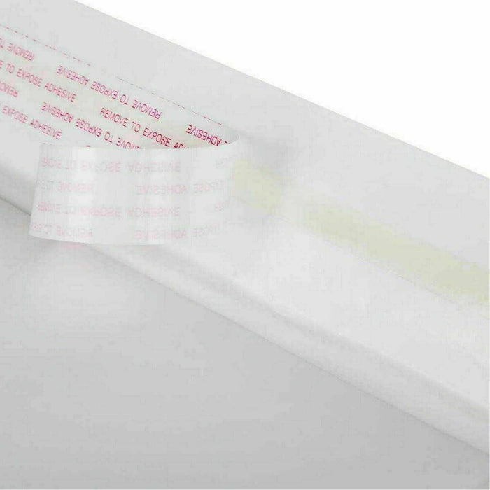 200x Bubble Mailer 160x230mm Padded Envelope White Kraft Paper Plain Bag - Battery Mate