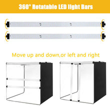 Load image into Gallery viewer, 2023 LARGE 80cm Photography Studio Portable LED Light Tent Photo Box + Backdrops - Battery Mate