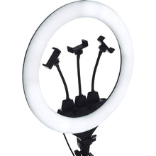 Load image into Gallery viewer, 22&quot; Large LED Ring Light with Tripod + Remote | with Carry Bag - Battery Mate