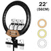 22" Large LED Ring Light with Tripod + Remote | with Carry Bag - Battery Mate