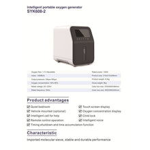 Load image into Gallery viewer, 220V 1-7L / min Intelligent Adjustable Oxygen Concentrator Machine for Home Use - Battery Mate