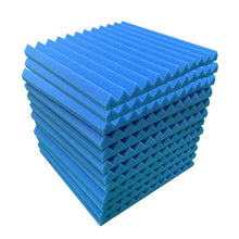 Load image into Gallery viewer, 24 Pcs Acoustic Panel Soundproof Studio Foam for Wall Sound-Absorbing Panel | Blue - Battery Mate
