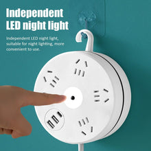 Load image into Gallery viewer, 2.8m Rotatable Extension Cord Power Strip 9 Outlets AC and USB Charging Ports AU - Battery Mate