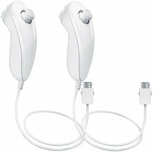 Load image into Gallery viewer, 2in1 Built-in Motion Plus Remote Nunchuck Controller For Nintendo Wii - Battery Mate