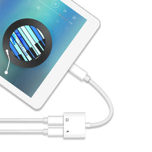 Load image into Gallery viewer, 2IN1 Splitter Adapter Headphone &amp; Charger Cable For iphone 7 8 X XR XS 11 12 13 - Battery Mate