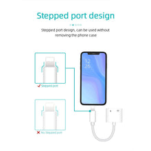 Load image into Gallery viewer, 2IN1 Splitter Adapter Headphone &amp; Charger Cable For iphone 7 8 X XR XS 11 12 13 - Battery Mate