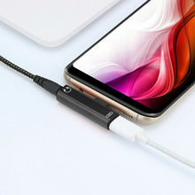 Load image into Gallery viewer, 2in1 USB C Type-C to 3.5mm Headphone Jack AUX &amp; Sync Data &amp; Charge Cable Adapter - Battery Mate