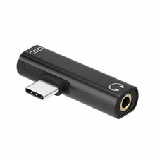 Load image into Gallery viewer, 2in1 USB C Type-C to 3.5mm Headphone Jack AUX &amp; Sync Data &amp; Charge Cable Adapter - Battery Mate