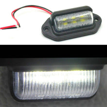 Load image into Gallery viewer, 2PCS 6 LED License Number Plate Light Lamps for Truck SUV Trailer Lorry 12/24V - Battery Mate