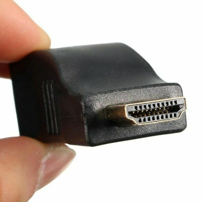 2pcs HDMI Extender to Dual RJ45 Over Cat 5e/6 Network Ethernet Adapter 1080P 30M - Battery Mate