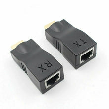 Load image into Gallery viewer, 2pcs HDMI Extender to Dual RJ45 Over Cat 5e/6 Network Ethernet Adapter 1080P 30M - Battery Mate