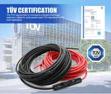 Load image into Gallery viewer, 2x 10m Extension Cable Wire Connectors Solar Panel to regulator Cable 4mm2 - Battery Mate