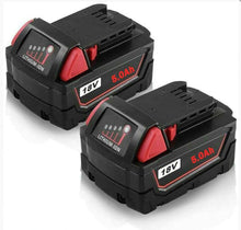 Load image into Gallery viewer, 2x Pack For Milwaukee Compatible M18 18V XC 5.0Ah Battery - Battery Mate
