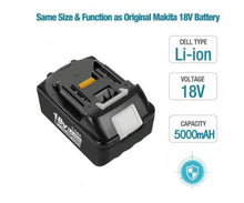 Load image into Gallery viewer, 2x Replacement Battery + Charger Combo Compatible with Makita 18V Cordless Power Tools - Battery Mate