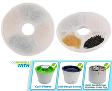 Load image into Gallery viewer, 2x Replacement Triple Action Filter for Catit Senses 2.0 Flower Water Fountain - Battery Mate