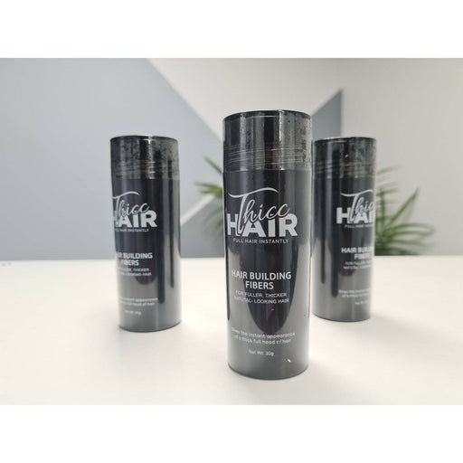 3 Pack x THICC Hair Building Fibers Hair Loss Concealer (90g) | AUSSIE Brand | Better than Toppik / Caboki - Battery Mate