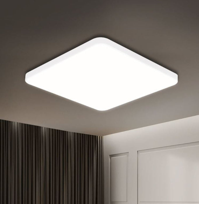 36W | Ultra-Thin 5CM LED Ceiling Down Light Surface Mount Living Room White - Battery Mate