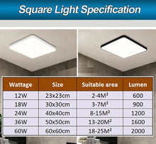 Load image into Gallery viewer, 36W | Ultra-Thin 5CM LED Ceiling Down Light Surface Mount Living Room White - Battery Mate