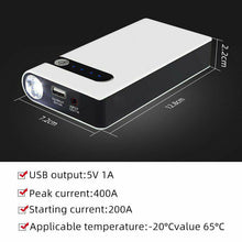 Load image into Gallery viewer, 30000mAh Portable Car Jump Starter Pack Vehicle Booster Power Bank Battery Auto - Battery Mate