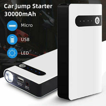 Load image into Gallery viewer, 30000mAh Portable Car Jump Starter Pack Vehicle Booster Power Bank Battery Auto - Battery Mate