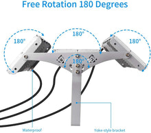 Load image into Gallery viewer, 300W Outdoor LED Floodlight, IP66 Waterproof Spotlight Security Light, Worklight for Yard, Garden, Garage | Super Bright + 180 degree Rotatable - Battery Mate