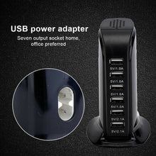 Load image into Gallery viewer, 30W 6 Multi USB Port Travel Charger Desktop Charging Station Fast Power Adapter - Battery Mate