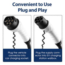 Load image into Gallery viewer, 32A/3Phase 22kW 5Meter EV Power Type 2 to Type 2 Charging Cable with Storage Bag - Battery Mate