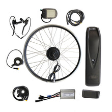 Load image into Gallery viewer, 350W 24" Front Hub 36V 10Ah Battery Electric Bike Conversion Kit - Battery Mate