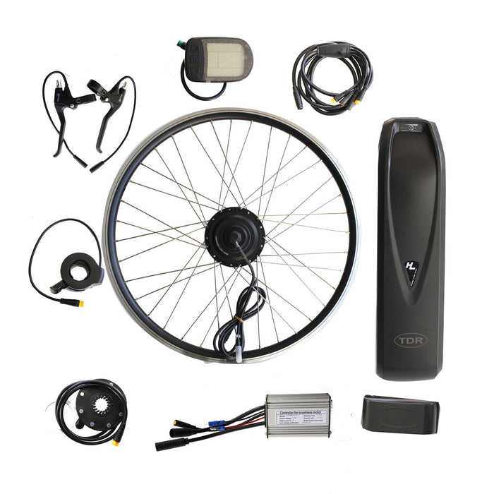 350W 24" Front Hub 36V 10Ah Battery Electric Bike Conversion Kit - Battery Mate