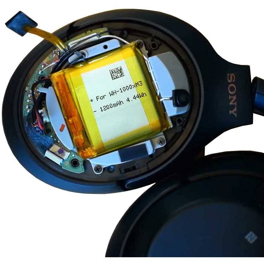 3.7v 1200mAh Battery Replacement for Sony WH-1000XM3 Wireless Bluetooth Headphones, fits Sony Wh1000xm3 Headset Battery - Battery Mate