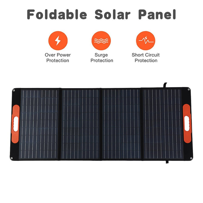 380 WFoldable Solar Panel Kits Power Generator USB RV Outdoor Travels Dual USB - Battery Mate