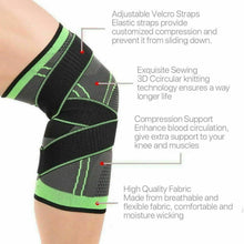 Load image into Gallery viewer, 3D Weaving Knee Brace Breathable Sleeve Support Running Jogging Sports Leg - Battery Mate