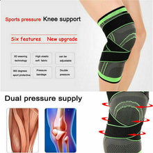 Load image into Gallery viewer, 3D Weaving Knee Brace Breathable Sleeve Support Running Jogging Sports Leg - Battery Mate