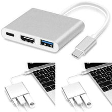 Load image into Gallery viewer, 3IN1 USB 3.1 Type-C USB-C to Female HUB 4K HD HDMI Data Charging Cable Adapter - Battery Mate