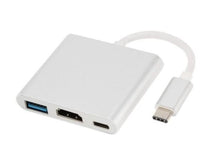 Load image into Gallery viewer, 3IN1 USB 3.1 Type-C USB-C to Female HUB 4K HD HDMI Data Charging Cable Adapter - Battery Mate