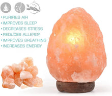 Load image into Gallery viewer, 3kg Himalayan Salt Lamp Rock Crystal Natural Light Dimmer Switch Cord Globes - Battery Mate