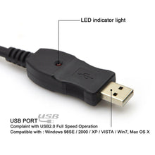 Load image into Gallery viewer, 3M Guitar Bass 1/4&#39;&#39; USB to 6.3mm Jack Link Connection Instrument Adapter - Battery Mate