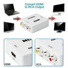 Load image into Gallery viewer, 3RCA HDMI To AV Converter CVBS Video Cable HDMI2AV Converter 1080p upscaling - Battery Mate